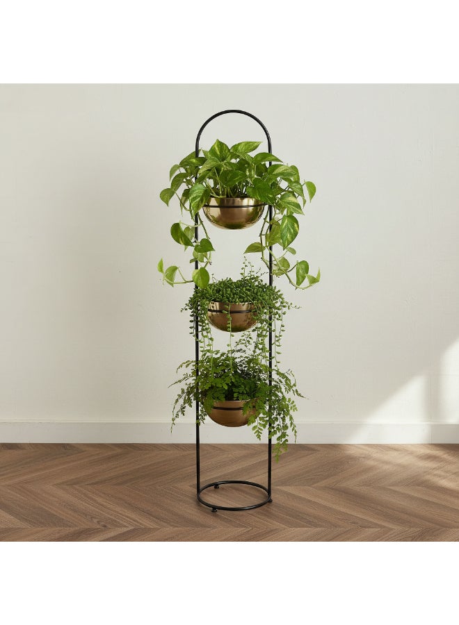 Home Box Metal 3-Tier Planter Stand - Black - Image 5